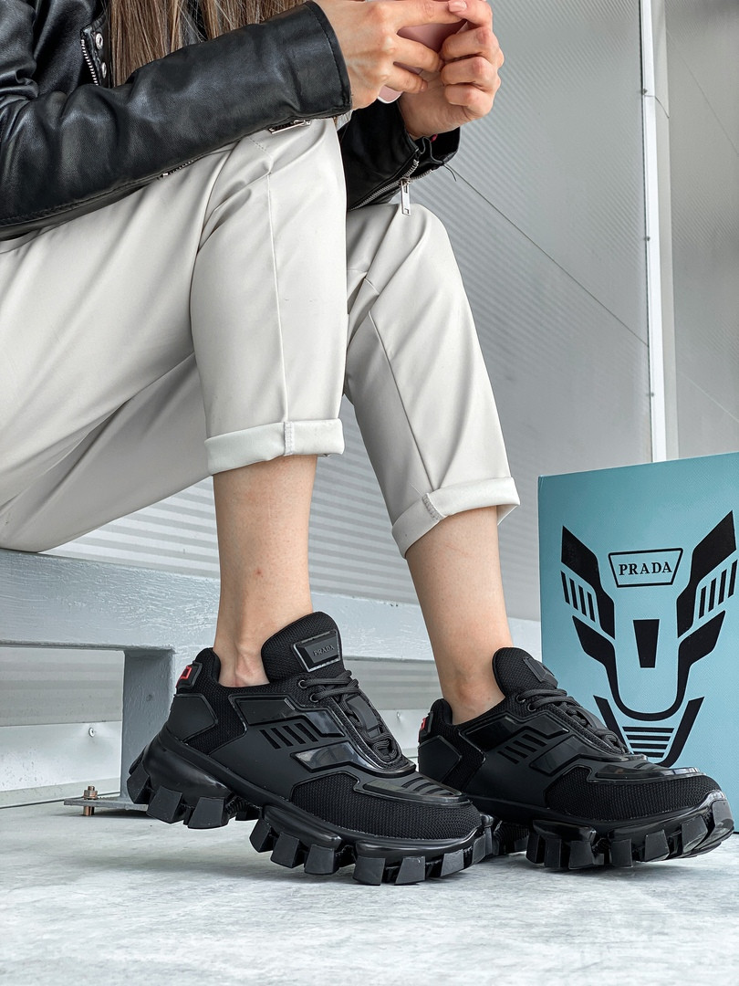 Кроссовки женские Prada Cloudbust Thunder черные, Прада Клаундбуст Тандер, код PL-0450
Кроссовки женские Prada Cloudbust Thunder черные, Прада Клаундбуст Тандер, код PL-0450