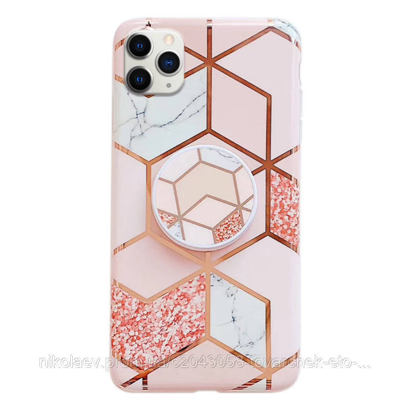 TPU Чехол Геометрия с держателем для телефона для Apple iPhone 11 Pro (5.8"), Розовый
TPU Чехол Геометрия с держателем для телефона для Apple iPhone 11 Pro (5.8"), Розовый