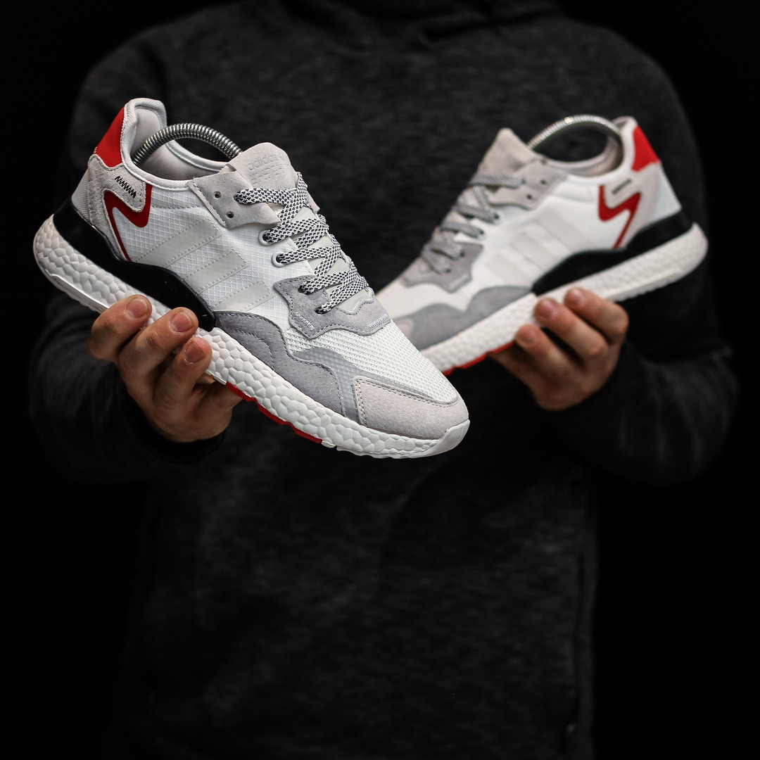 Кроссовки мужские Adidas Nite Jogger белые, рефлектив, Адидас Найт Джоггер, код DK-1345
Кроссовки мужские Adidas Nite Jogger белые, рефлектив, Адидас Найт Джоггер, код DK-1345
