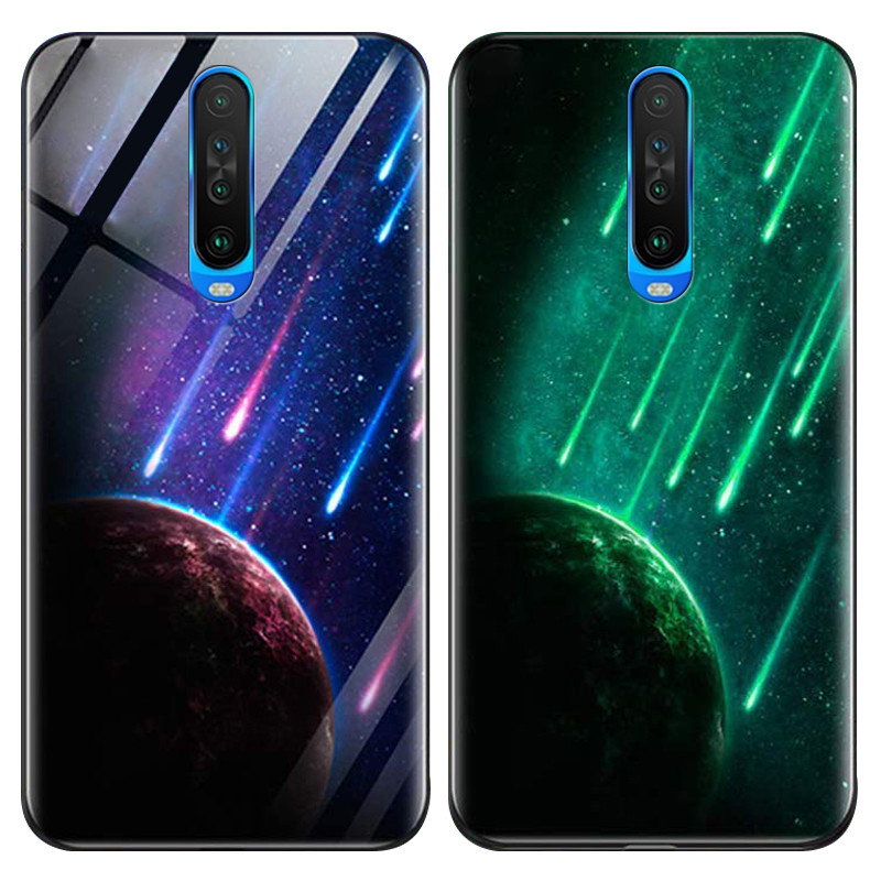 TPU+Glass чехол светящийся в темноте для Xiaomi Redmi K30 / Poco X2, Метеорит / синий
TPU+Glass чехол светящийся в темноте для Xiaomi Redmi K30 / Poco X2, Метеорит / синий