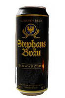 Пиво Stephans Bräu Schwarzbier темное 0,500 мл