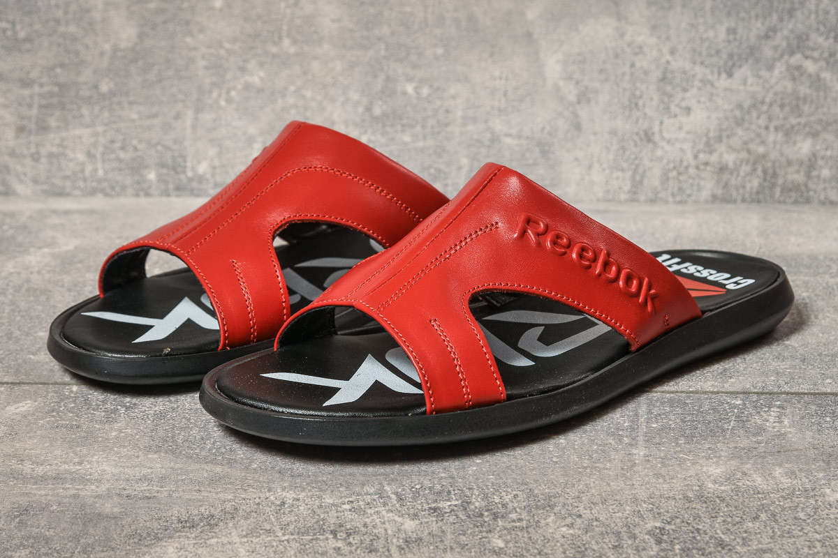 Шлепанцы мужские Reebok Cross Fit красные, Рибок, натуральная кожа, прошиты. Код DO-17572 да, 41
Шлепанцы мужские Reebok Cross Fit красные, Рибок, натуральная кожа, прошиты. Код DO-17572 да, 41