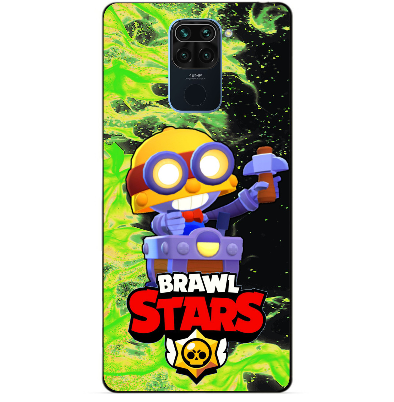 Силиконовый бампер чехол для Xiaomi Redmi Note 9 с Героем Бравл Старс Карл, Разные цвета
Силиконовый бампер чехол для Xiaomi Redmi Note 9 с Героем Бравл Старс Карл, Разные цвета