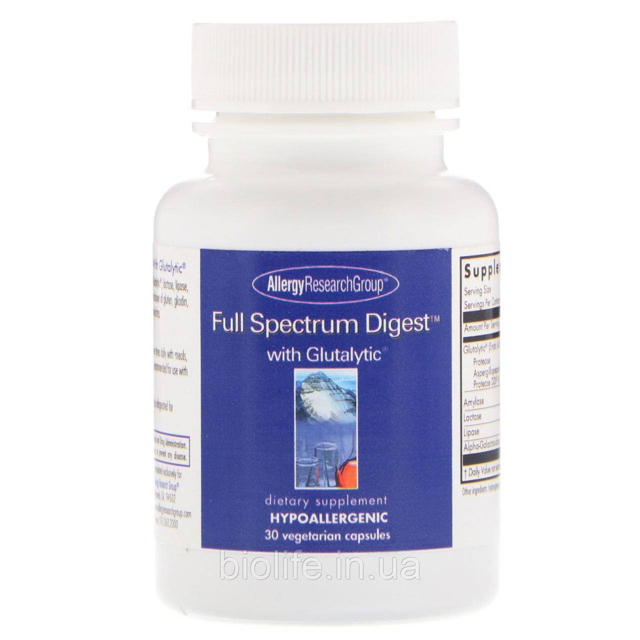 Allergy Research Group, Full Spectrum Digest with Glutalytic, 30 Vegetarian Capsules
Allergy Research Group, Full Spectrum Digest with Glutalytic, 30 Vegetarian Capsules