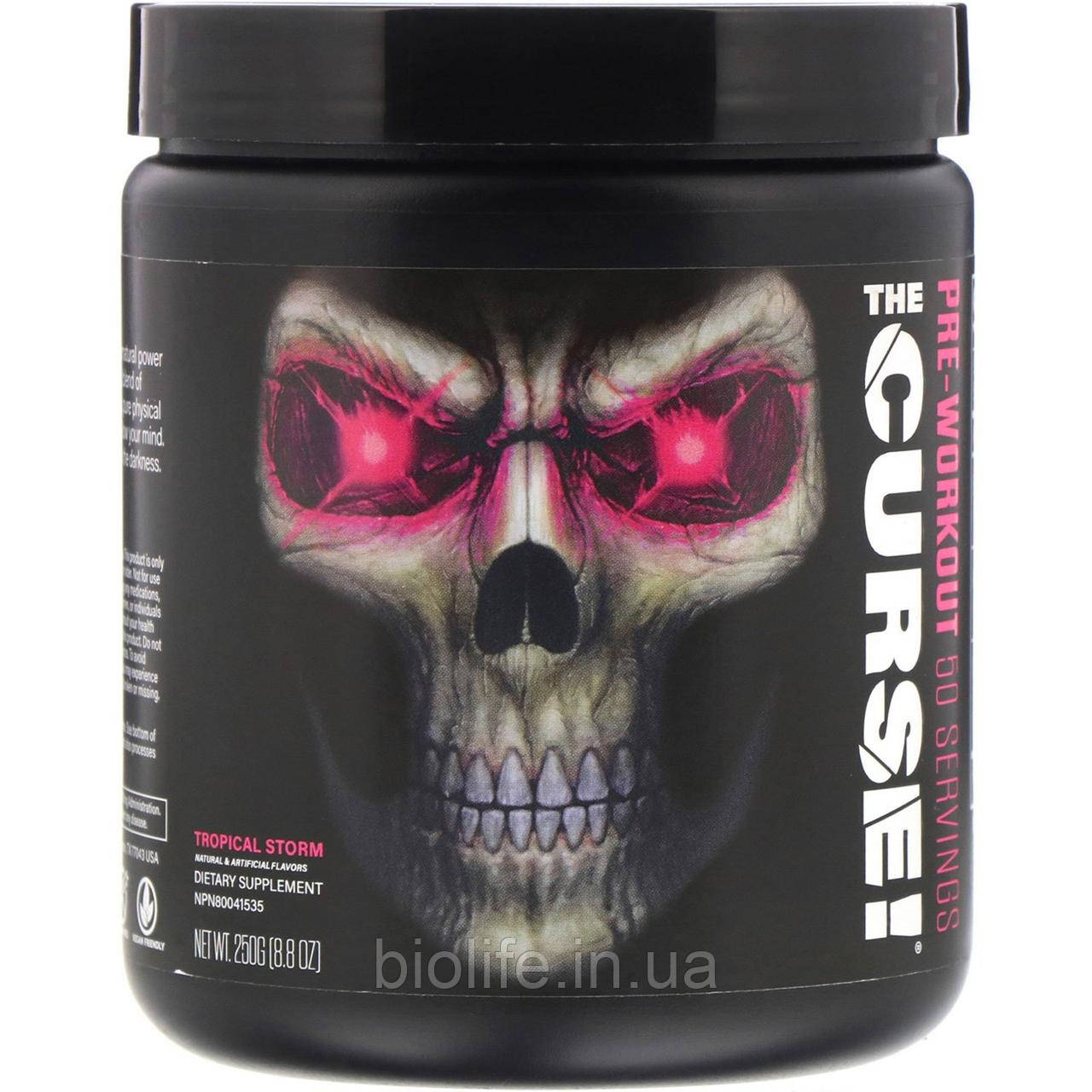 JNX Sports, The Curse, предтренировочный комплекс, тропический шторм, 250 г (8,8 унции)
JNX Sports, The Curse, предтренировочный комплекс, тропический шторм, 250 г (8,8 унции)