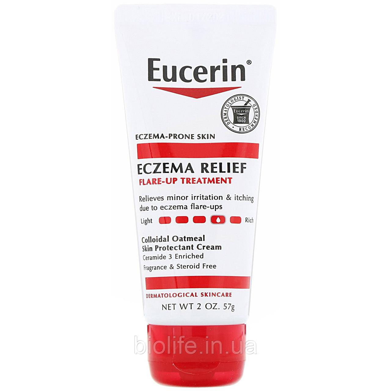 Eucerin, Средство для лечения экземы в период обострений, 57 г (2 унции), официальный сайт, EUC-01465
Eucerin, Средство для лечения экземы в период обострений, 57 г (2 унции), официальный сайт, EUC-01465