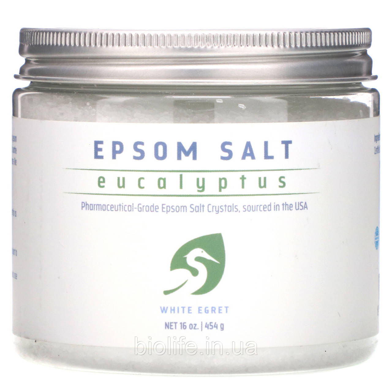 White Egret Personal Care, Английская соль, эвкалипт, 454 г, официальный сайт, WHE-02048
White Egret Personal Care, Английская соль, эвкалипт, 454 г, официальный сайт, WHE-02048