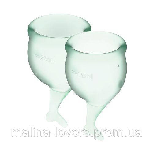 Набор менструальных чаш Satisfyer Feel Secure (light green), 15мл и 20мл, мешочек для хранения
Набор менструальных чаш Satisfyer Feel Secure (light green), 15мл и 20мл, мешочек для хранения
