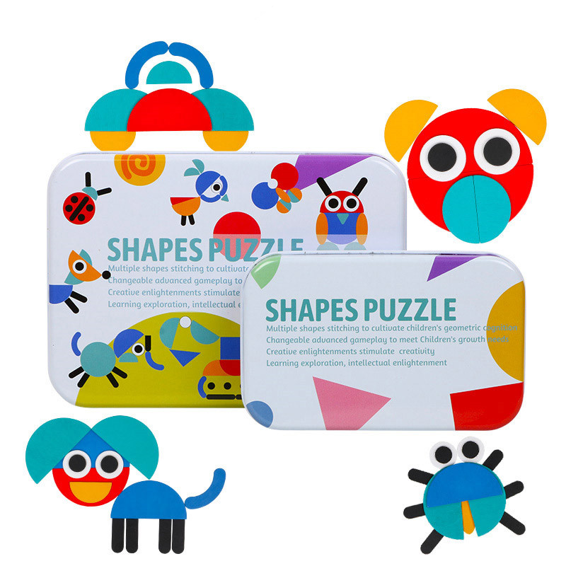 Деревянная развивающая мозаика с заданиями геоанимо CandyWood SHAPES PUZZLE, Разные цвета
Деревянная развивающая мозаика с заданиями геоанимо CandyWood SHAPES PUZZLE, Разные цвета