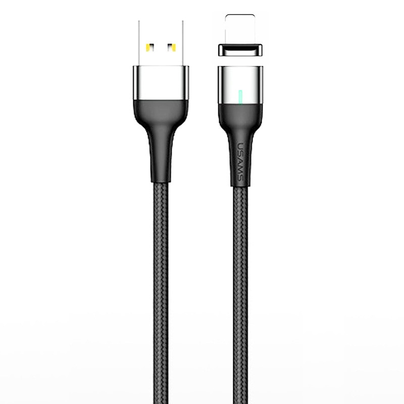 Дата кабель USAMS US-SJ326 U28 Magnetic USB to Lightning (1m) (2.4A) Серый
Дата кабель USAMS US-SJ326 U28 Magnetic USB to Lightning (1m) (2.4A) Серый