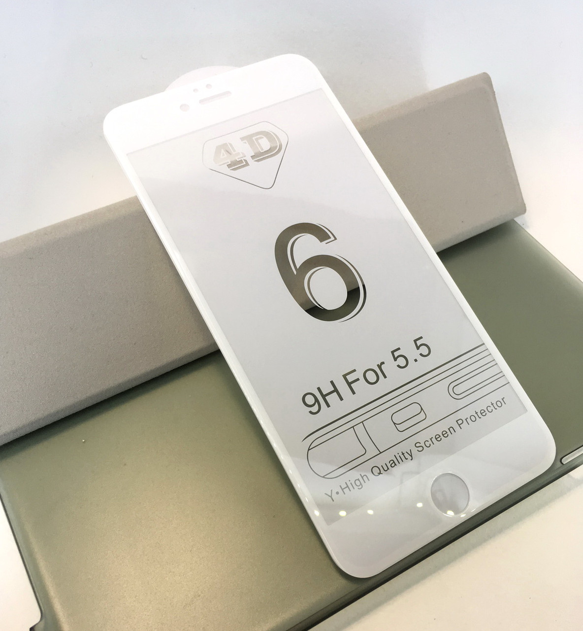 IPhone 6 Plus, 6s Plus защитное стекло на телефон противоударное 4D full glue white, белое
IPhone 6 Plus, 6s Plus защитное стекло на телефон противоударное 4D full glue white, белое