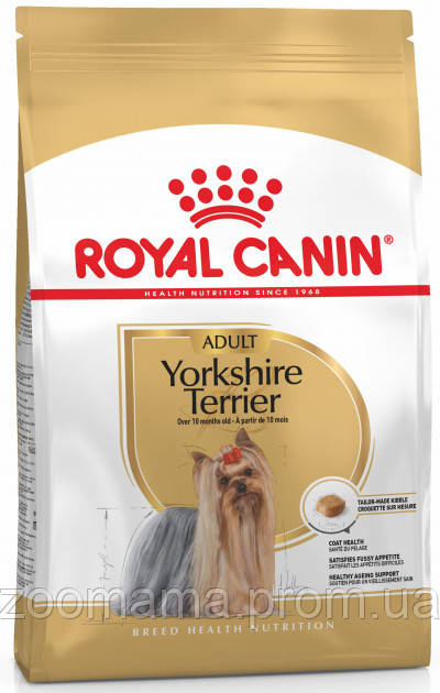 Сухой корм Royal Canin Yorkshire Terrier Adult для собак йоркширский терьер, 7.5 кг
Сухой корм Royal Canin Yorkshire Terrier Adult для собак йоркширский терьер, 7.5 кг