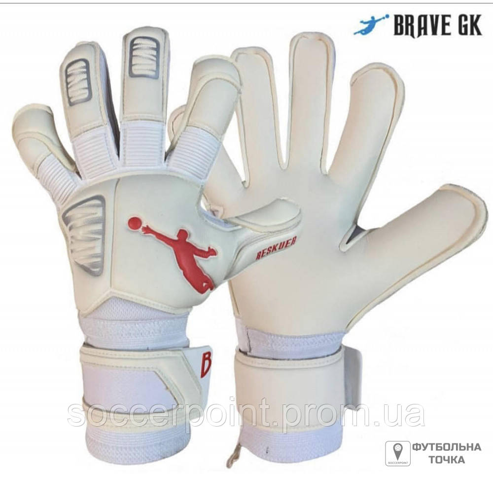 Вратарские перчатки Brave GK Resquer White/Red (000602). Футбольные перчатки для вратарей. Вратарская
Вратарские перчатки Brave GK Resquer White/Red (000602). Футбольные перчатки для вратарей. Вратарская