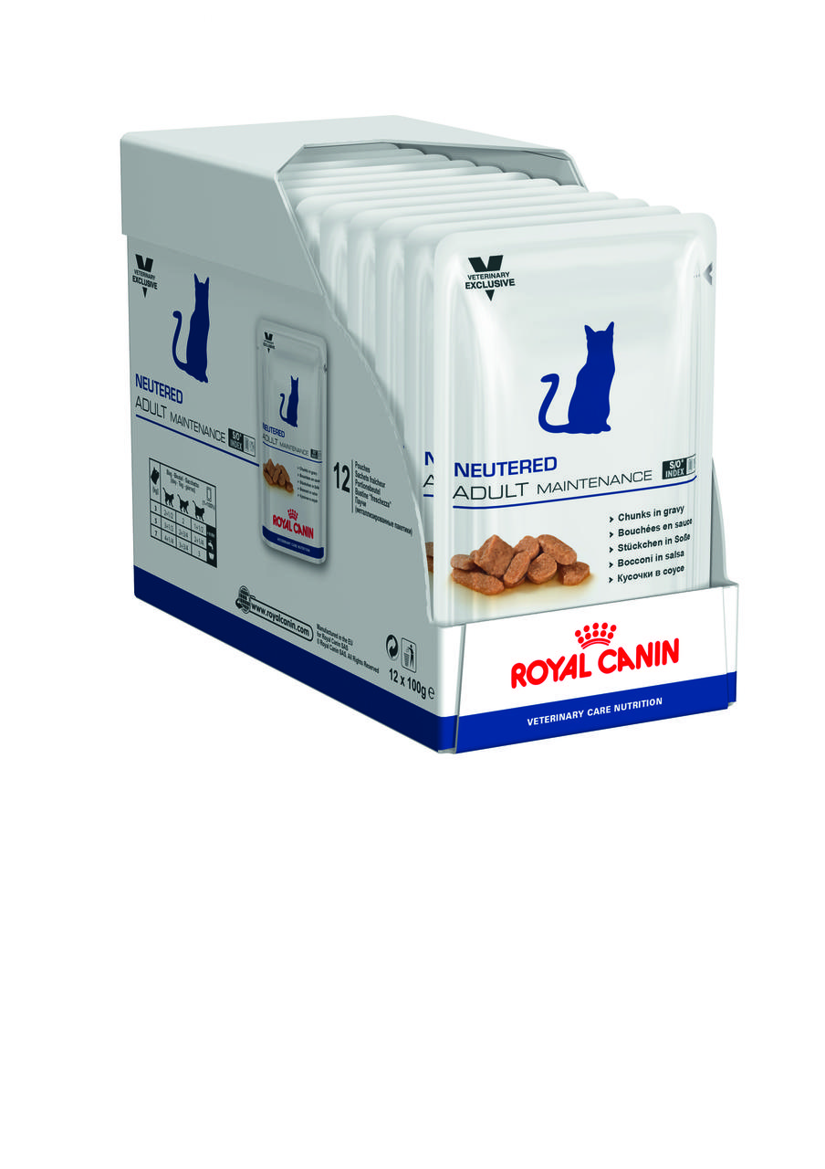 Royal Canin Neutered Adult Maintenance 100г*12шт - паучи для кастрированных / стерилизованных котов и кошек
Royal Canin Neutered Adult Maintenance 100г*12шт - паучи для кастрированных / стерилизованных котов и кошек