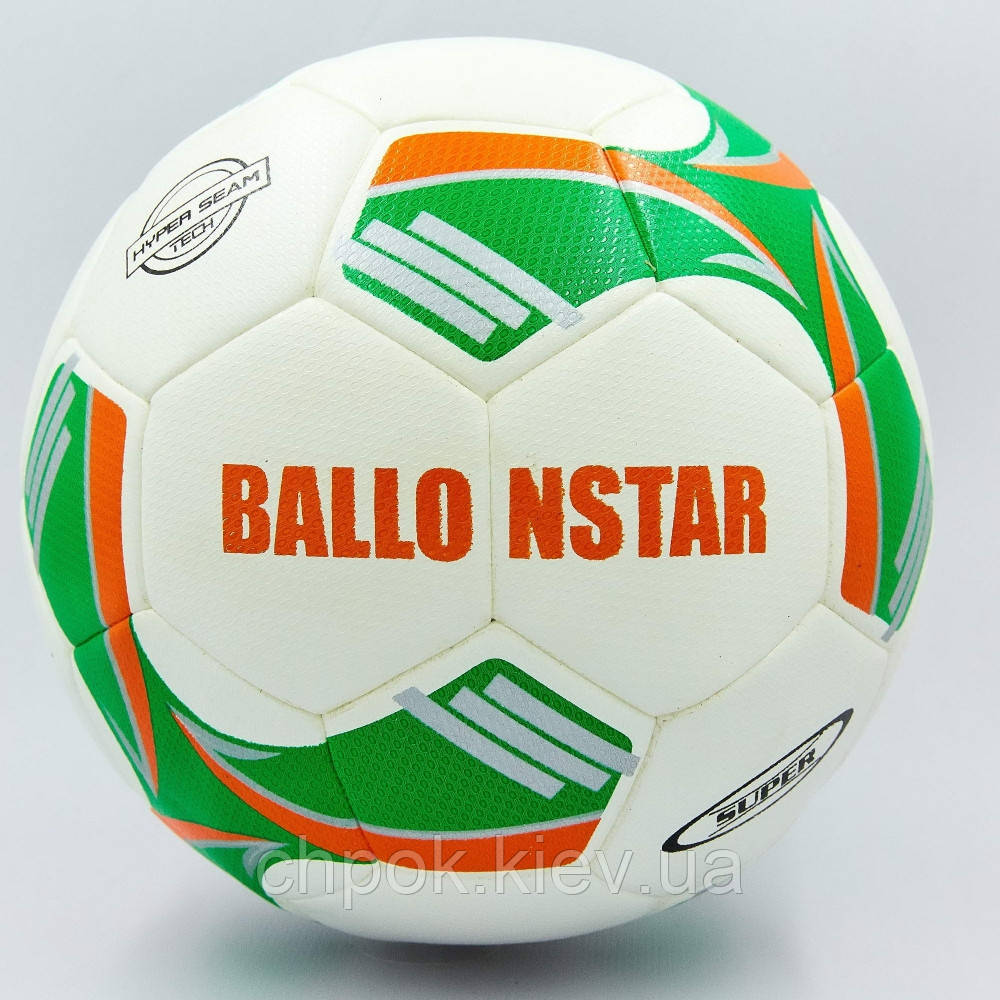 Мяч футбольный №5 PU HYDRO TECNOLOGY BALLONSTAR FB-0177-1 белый-салатовый-оранжевый (№5, 5 сл., сшит вручную)
Мяч футбольный №5 PU HYDRO TECNOLOGY BALLONSTAR FB-0177-1 белый-салатовый-оранжевый (№5, 5 сл., сшит вручную)