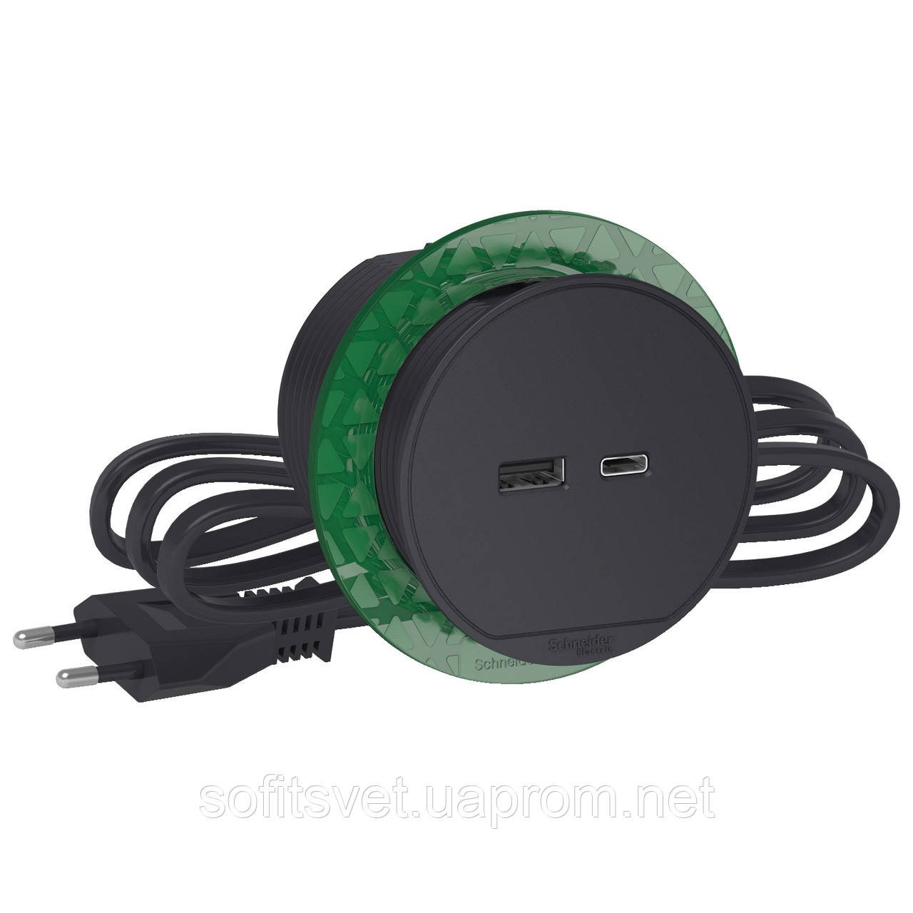 Врезной розеточный блок с двумя USB зарядками type A + type C, антрацит, INS44009 Schneider Electric
Врезной розеточный блок с двумя USB зарядками type A + type C, антрацит, INS44009 Schneider Electric