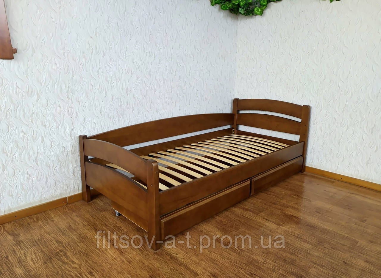 Односпальная деревянная кровать с ящиками от производителя "Марта" 90х190, орех лесной
Односпальная деревянная кровать с ящиками от производителя "Марта" 90х190, орех лесной