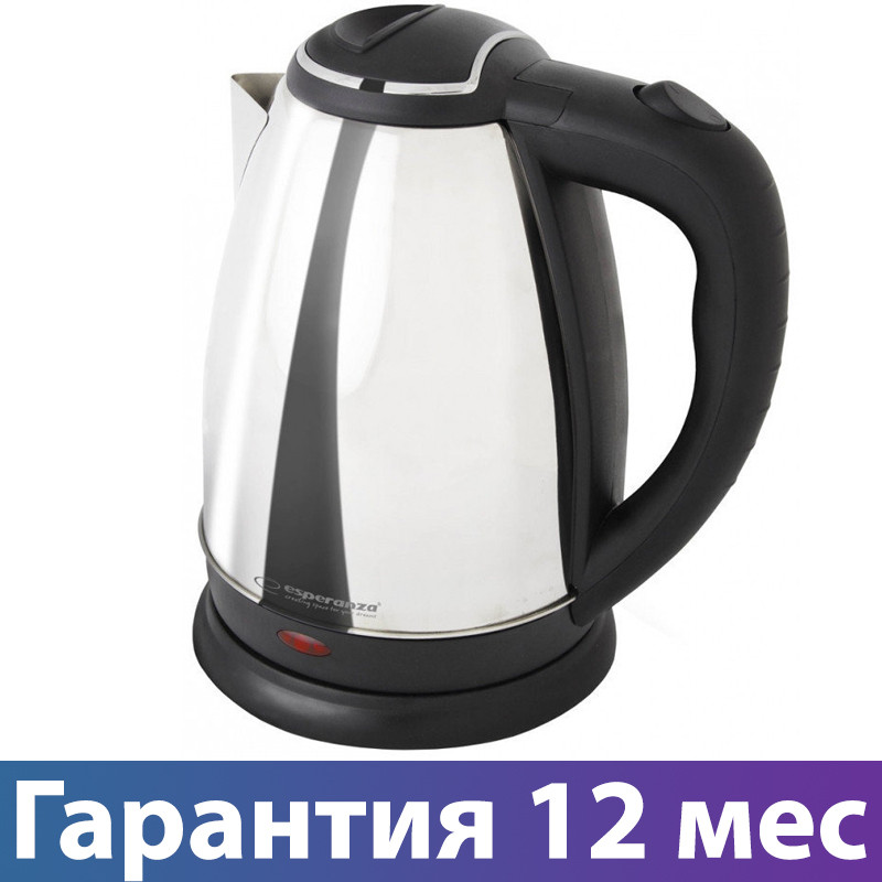 Электрочайник Esperanza EKK004S, 2200 Вт, 1.8 л, чайник электрический, електрочайник
Электрочайник Esperanza EKK004S, 2200 Вт, 1.8 л, чайник электрический, електрочайник