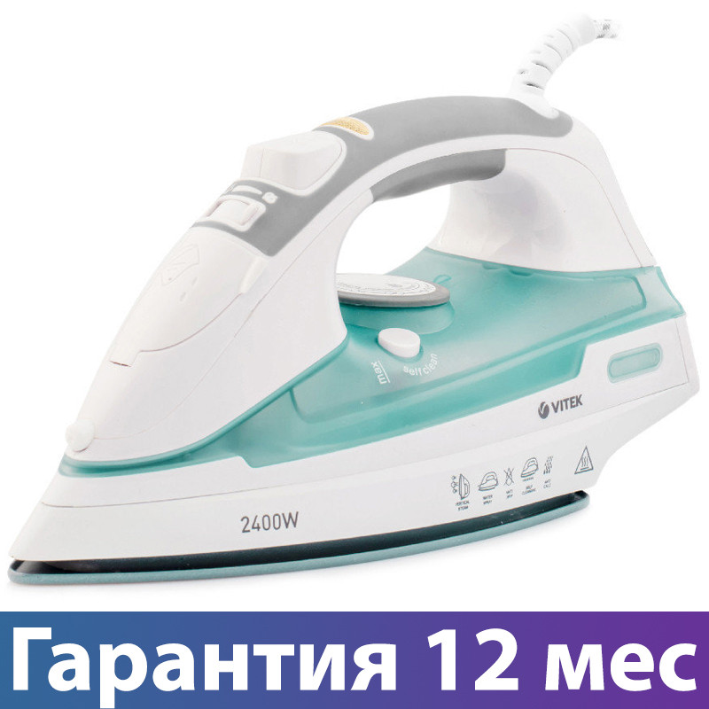 Утюг Vitek VT-1251, 2400 Вт, керамическое покрытие, брызгалка, отпаривание, антикапля
Утюг Vitek VT-1251, 2400 Вт, керамическое покрытие, брызгалка, отпаривание, антикапля