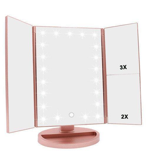 Косметическое тройное зеркало с сенсорной кнопкой, Magnifying Mirror 3 в 1 зеркало с подсветкой и увеличением!
Косметическое тройное зеркало с сенсорной кнопкой, Magnifying Mirror 3 в 1 зеркало с подсветкой и увеличением!