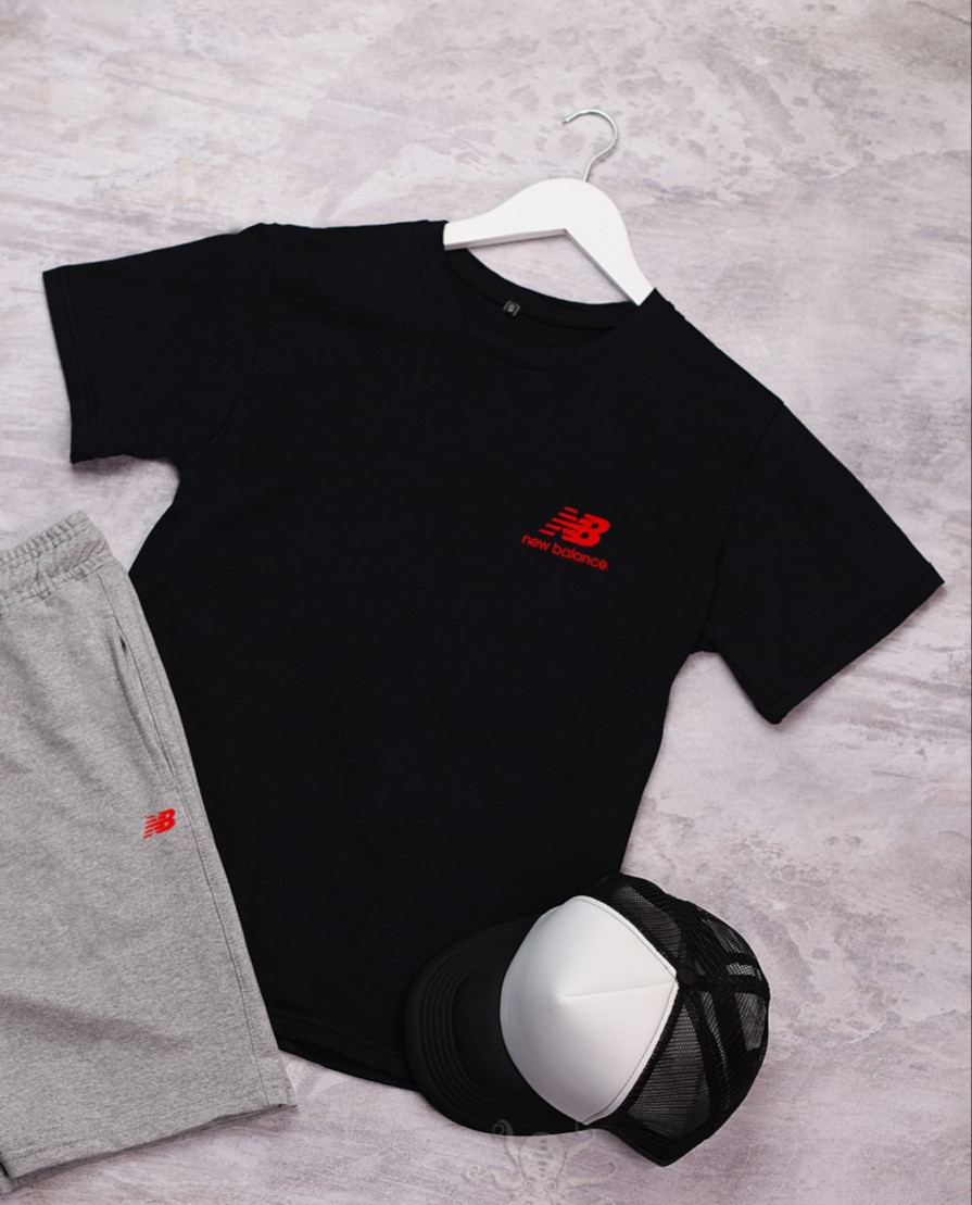 Футболка чёрная - New Balance/ Обычная футболка/ Мультяшные футболки/ Удобные футболки/ Принт
Футболка чёрная - New Balance/ Обычная футболка/ Мультяшные футболки/ Удобные футболки/ Принт