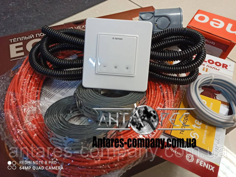 Тонкий кабельFenix ADSV18260 ( 1.4 м2 ) с сенсорным терморегулятором Terneo S (Полный комплект)
Тонкий кабельFenix ADSV18260 ( 1.4 м2 ) с сенсорным терморегулятором Terneo S (Полный комплект)