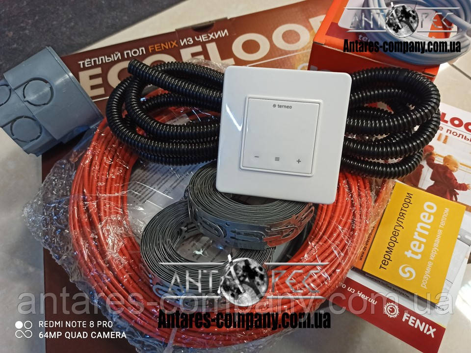 Тонкий кабель Fenix ADSV18830 ( 4.6 м2 ) с сенсорным терморегулятором Terneo S (Полный комплект)
Тонкий кабель Fenix ADSV18830 ( 4.6 м2 ) с сенсорным терморегулятором Terneo S (Полный комплект)