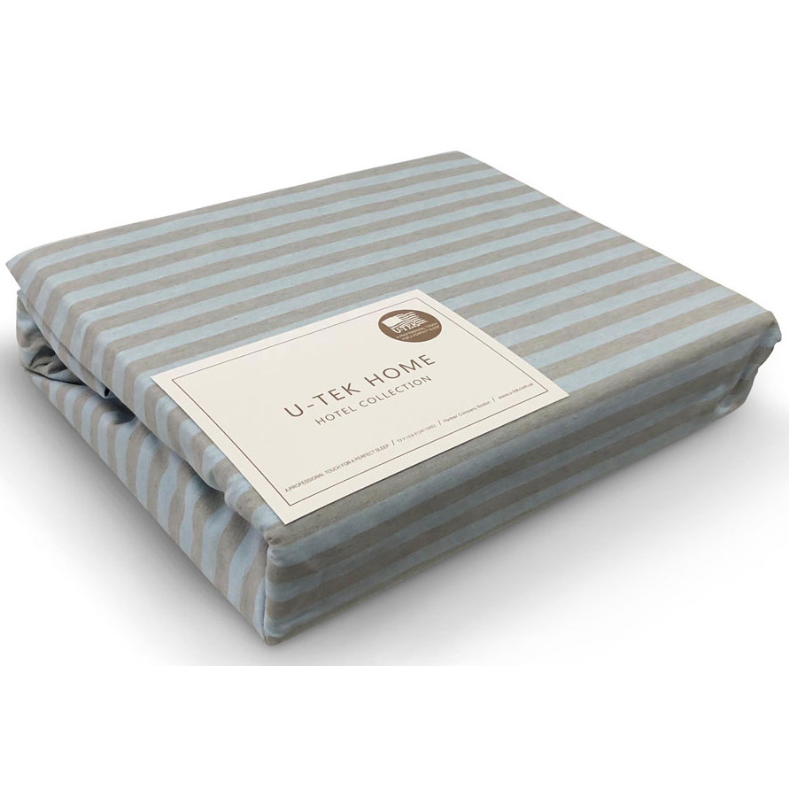 Простынь натяжная Ютек бязь Hotel Collection Cotton Stripe Blue-Grey 30 100х200 см
Простынь натяжная Ютек бязь Hotel Collection Cotton Stripe Blue-Grey 30 100х200 см