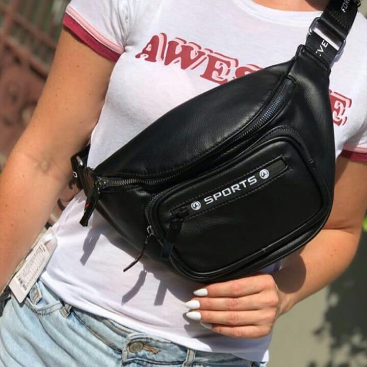 Женская сумка на пояс бананка Sports, сумки на пояс нагрудная сумка, сумки через плечо черный, Белый
Женская сумка на пояс бананка Sports, сумки на пояс нагрудная сумка, сумки через плечо черный, Белый