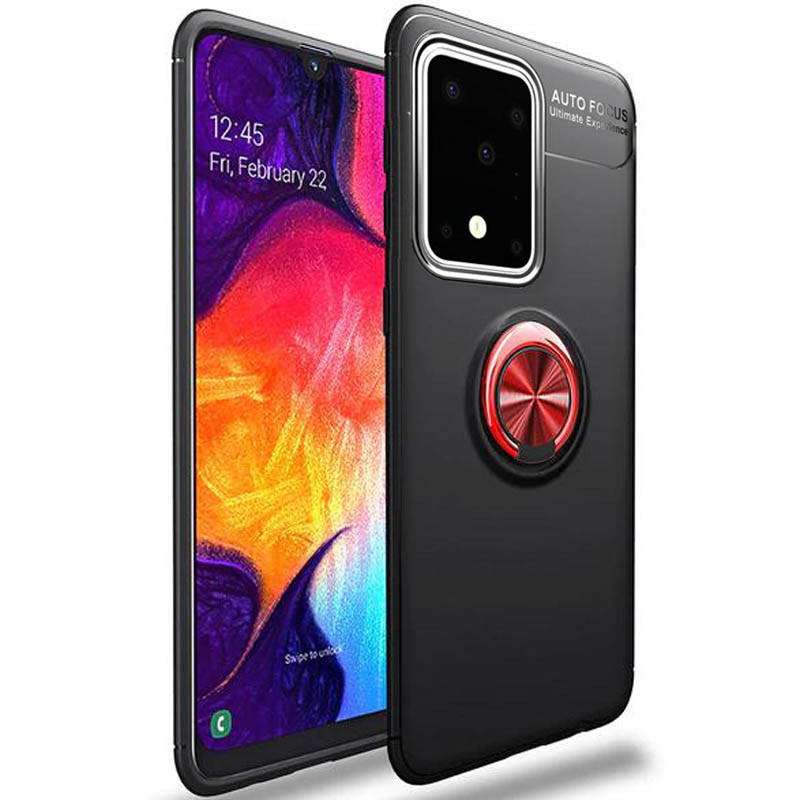 TPU чехол Deen ColorRing под магнитный держатель для Samsung Galaxy S20 Ultra, Черный / красный
TPU чехол Deen ColorRing под магнитный держатель для Samsung Galaxy S20 Ultra, Черный / красный