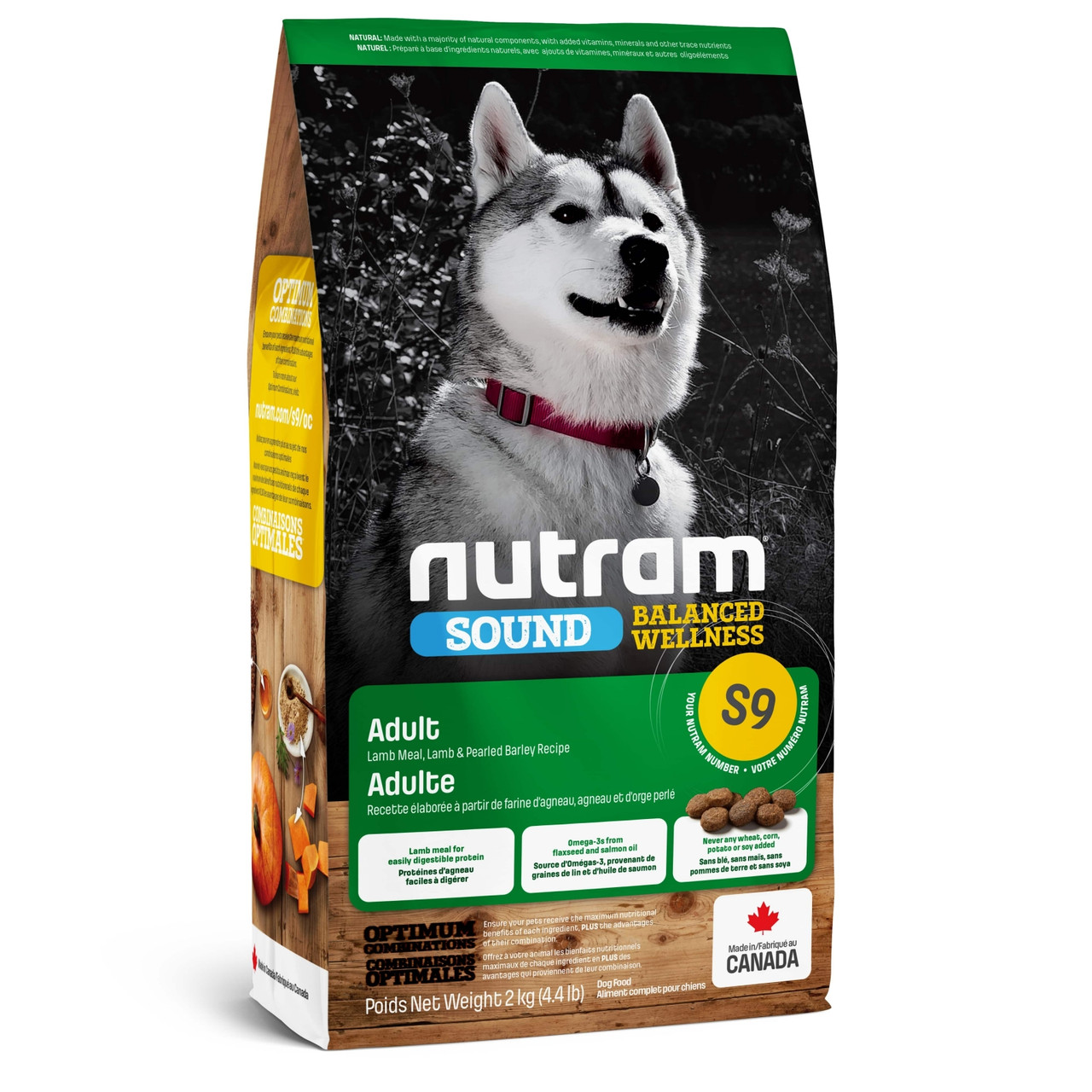 Nutram (Нутрам) S9 Sound Balanced Wellness Natural Lamb Adult Dog сухой корм для собак с ягненком, 2 кг
Nutram (Нутрам) S9 Sound Balanced Wellness Natural Lamb Adult Dog сухой корм для собак с ягненком, 2 кг