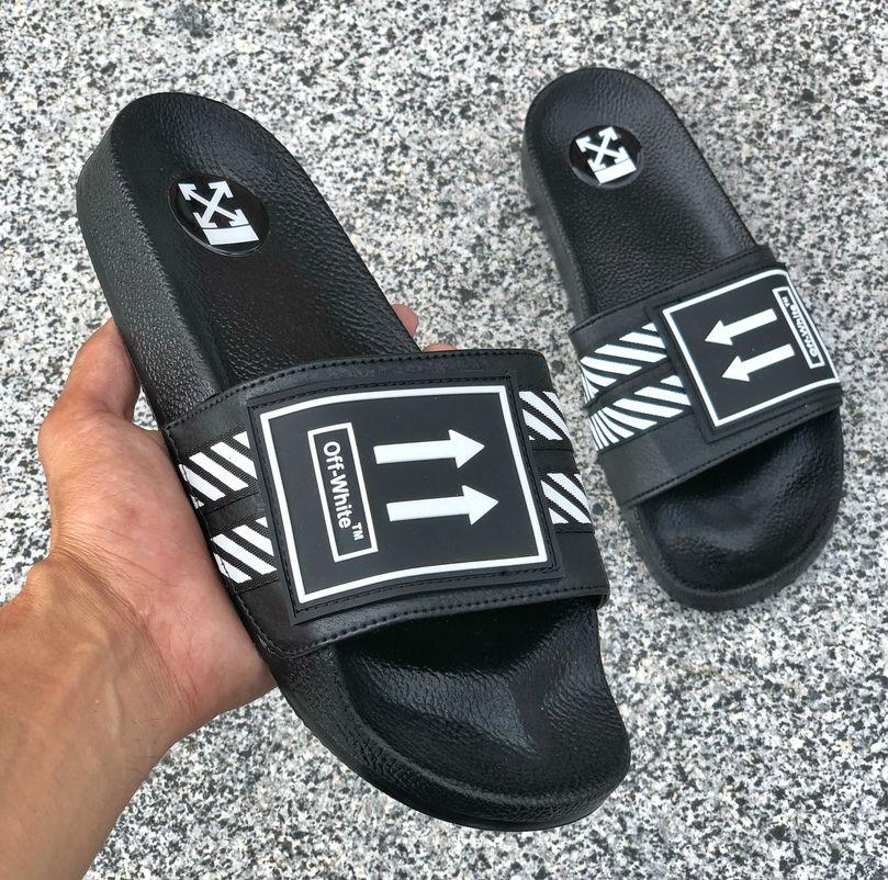 OFF-White Slides Black White | сланцы мужские (шлепки / шлепанцы); черные/черно-белые; летние; пляжные, Черный
OFF-White Slides Black White | сланцы мужские (шлепки / шлепанцы); черные/черно-белые; летние; пляжные, Черный