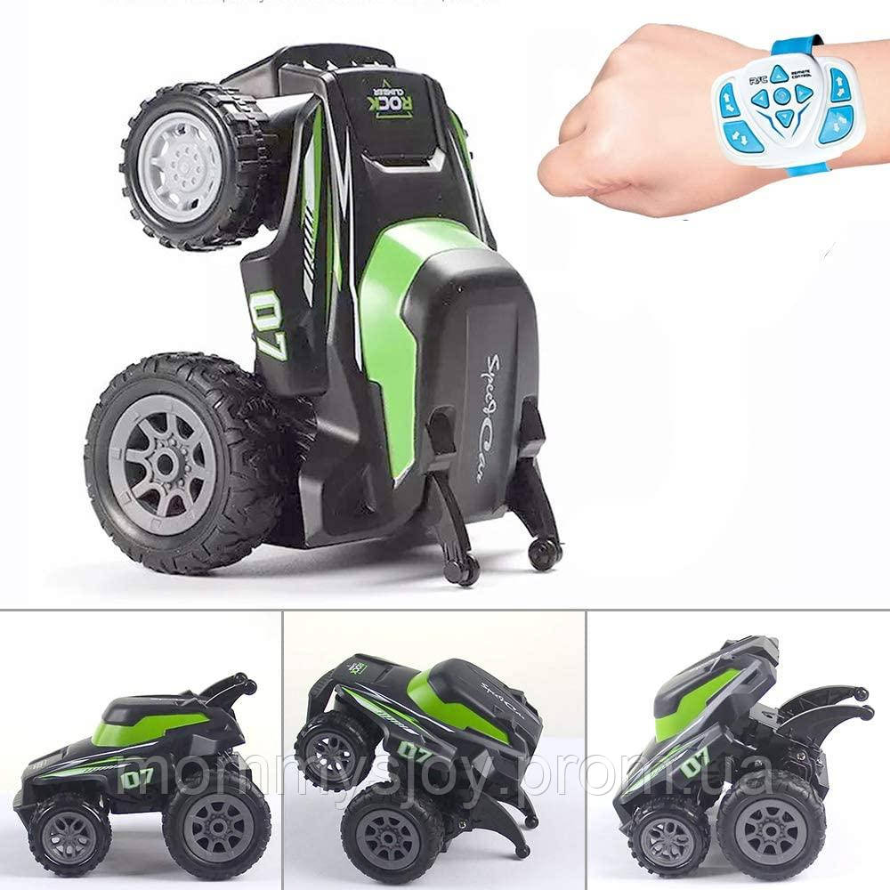 Радиоуправляемая машина перевёртыш с пультом-браслетом RC Stunt Car 2.4 ГГц и подсветкой
Радиоуправляемая машина перевёртыш с пультом-браслетом RC Stunt Car 2.4 ГГц и подсветкой