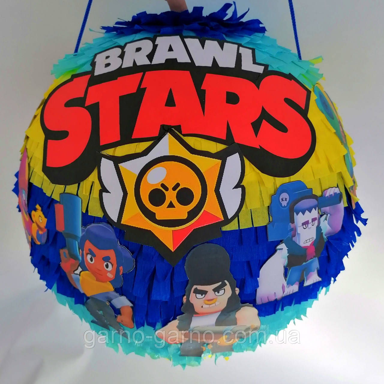 Пиньята бумажная для праздника Бравл старс brawl stars Пиньята бравл старс brawl stars шар 110см обхват
Пиньята бумажная для праздника Бравл старс brawl stars Пиньята бравл старс brawl stars шар 110см обхват