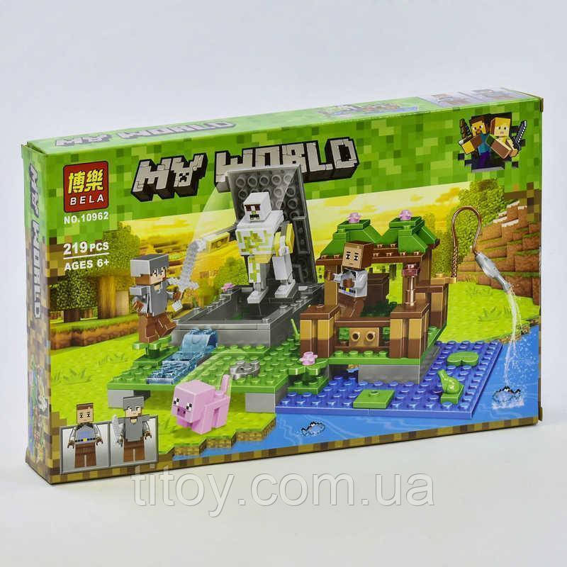 Конструктор детский Майнкрафт Minecraft Bela My World 10962 "Голем на ферме", (219 дет) 11/5.5, Разноцветная
Конструктор детский Майнкрафт Minecraft Bela My World 10962 "Голем на ферме", (219 дет) 11/5.5, Разноцветная