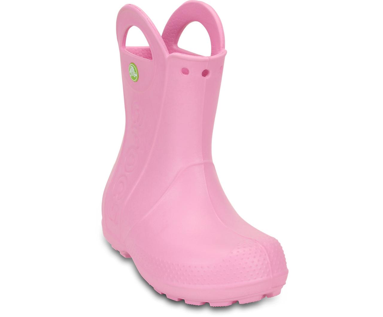 Сапоги резиновые для девочки дождевики Кроксы с ручками / Crocs Kids Handle It Rain Boot (12803), Розовые 29, Малиновый
Сапоги резиновые для девочки дождевики Кроксы с ручками / Crocs Kids Handle It Rain Boot (12803), Розовые 29, Малиновый