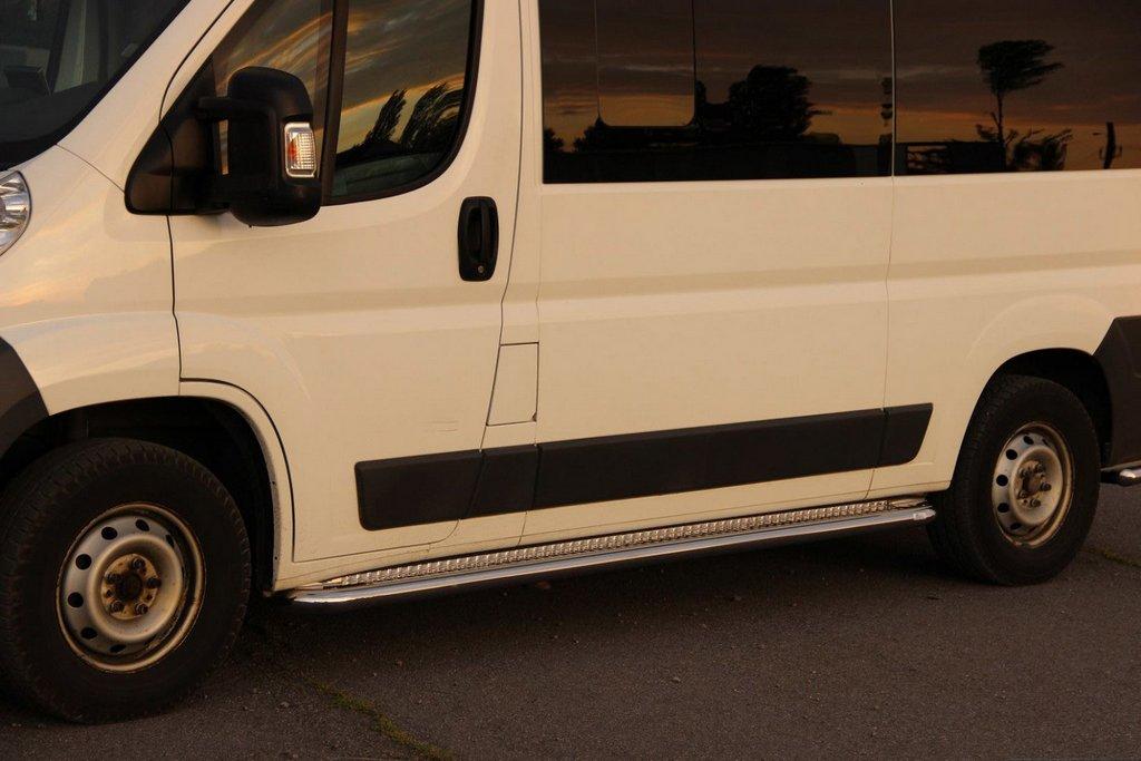 Citroen Jumper 2007↗ и 2014↗ гг. Боковые площадки Premium (2 шт, нерж.) Средняя база, Ø42
Citroen Jumper 2007↗ и 2014↗ гг. Боковые площадки Premium (2 шт, нерж.) Средняя база, Ø42