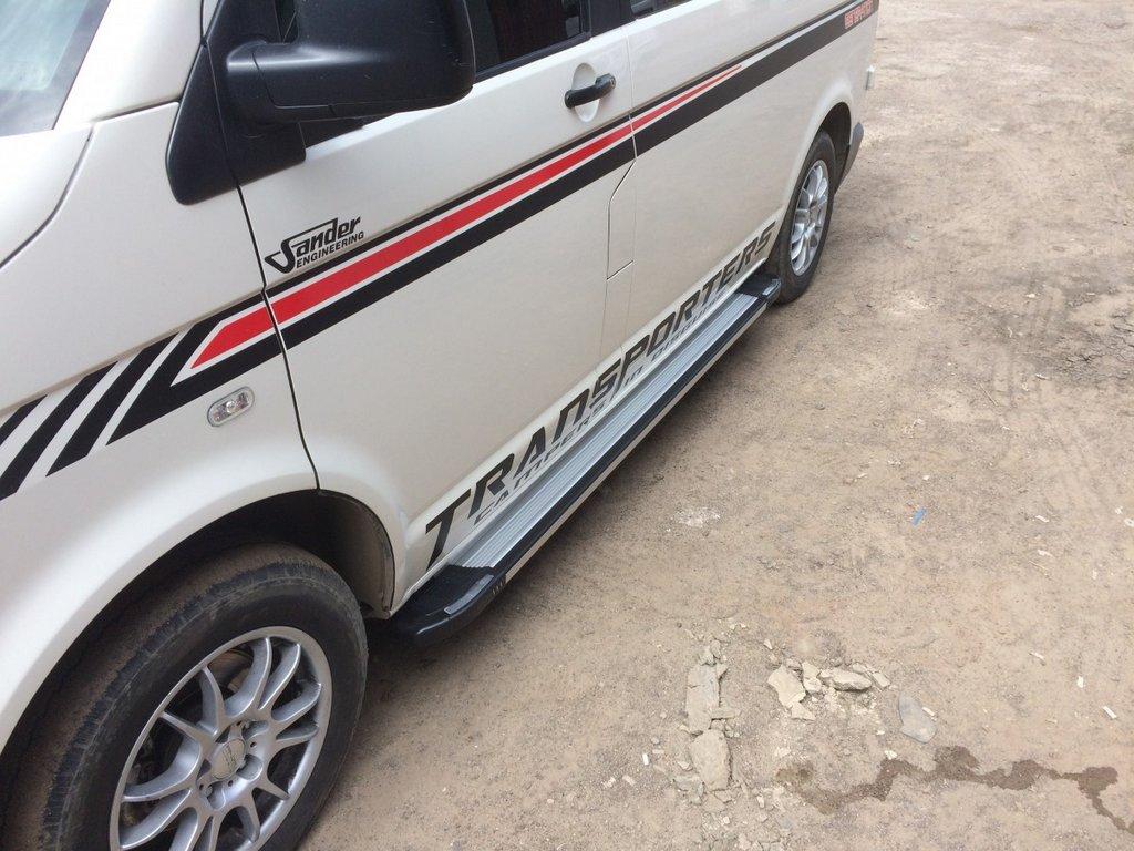 Volkswagen T5 Caravelle 2004-2010 гг. Боковые площадки Rainbow (2 шт, алюм) Длинная база
Volkswagen T5 Caravelle 2004-2010 гг. Боковые площадки Rainbow (2 шт, алюм) Длинная база