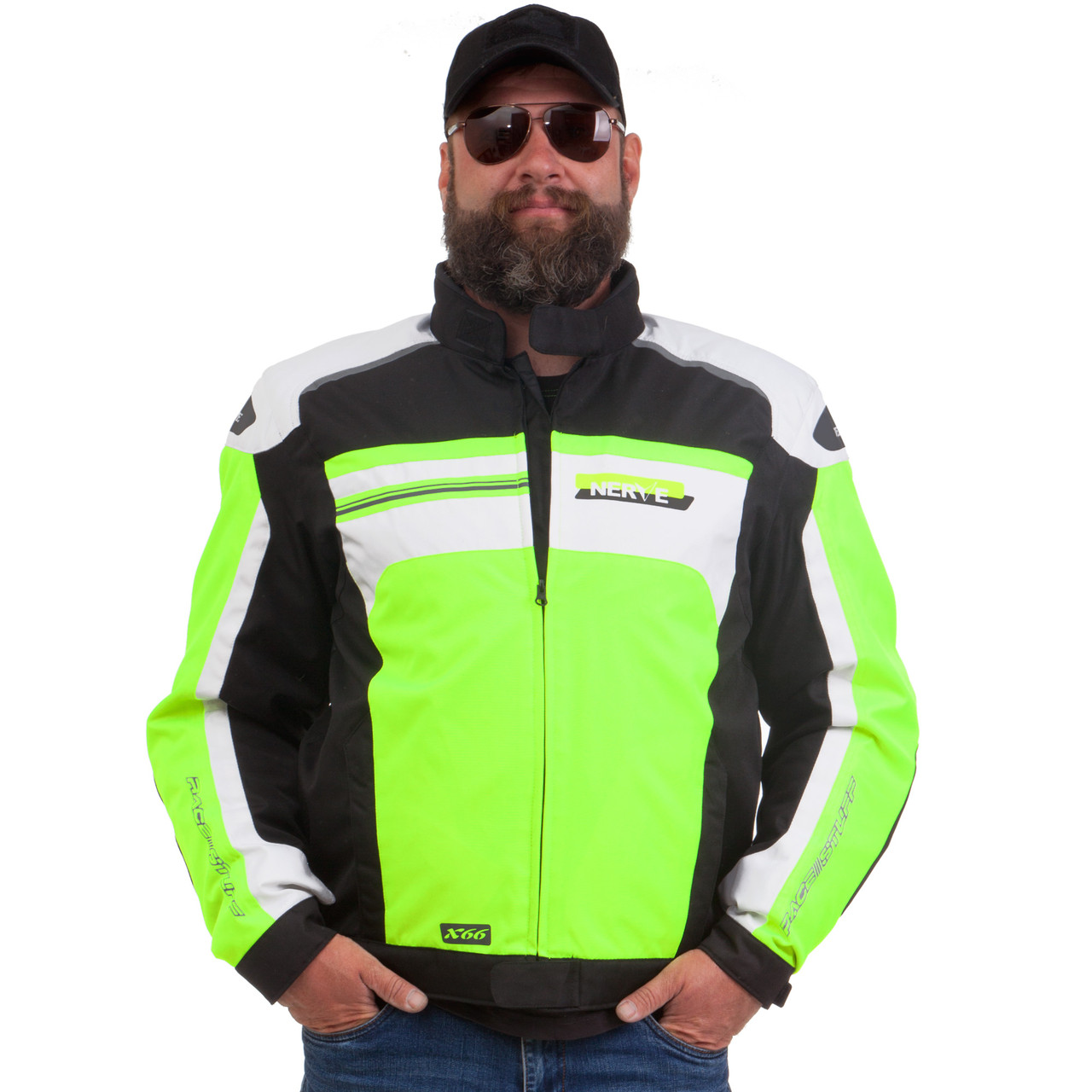 Мотокуртка текстильная с защитой NERVE MS-0277 (PL, PVC, L-XL-46-52, черный-салатовый-белый)
Мотокуртка текстильная с защитой NERVE MS-0277 (PL, PVC, L-XL-46-52, черный-салатовый-белый)