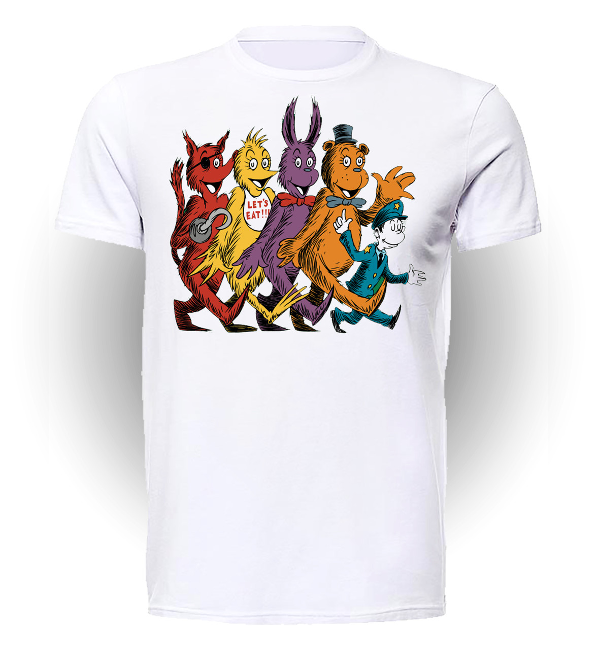 Футболка Gee! Белая с рисунком 5 ночей с Фредди Five Nights at Freddy’s 5 Nights FN.01.063
Футболка Gee! Белая с рисунком 5 ночей с Фредди Five Nights at Freddy’s 5 Nights FN.01.063
