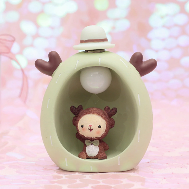 

Керамический ночник Baby Deer (k0216) оригинальный подарок прикольный, Зеленый