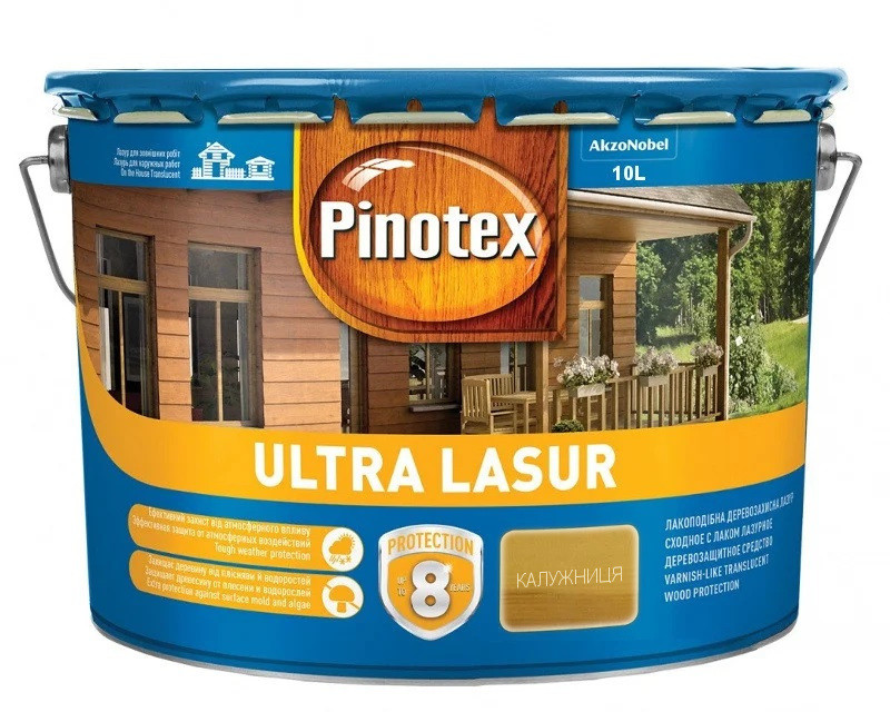 Лазурь-лак антисептический PINOTEX ULTRA LASUR для древесины полуматовый калужница 10л
Лазурь-лак антисептический PINOTEX ULTRA LASUR для древесины полуматовый калужница 10л
