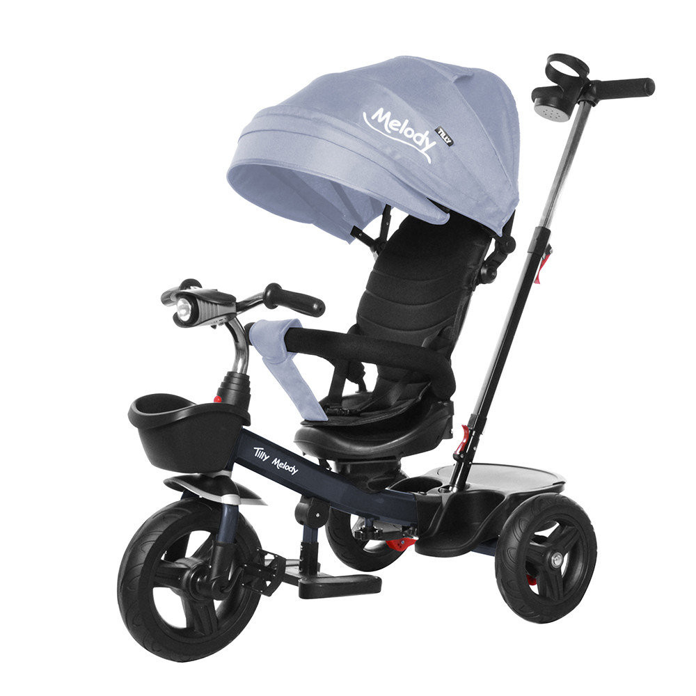 Велосипед трехколесный TILLY Melody T-385 Серый | Велосипед с родительской ручкой Тилли подстаканник, свет
Велосипед трехколесный TILLY Melody T-385 Серый | Велосипед с родительской ручкой Тилли подстаканник, свет