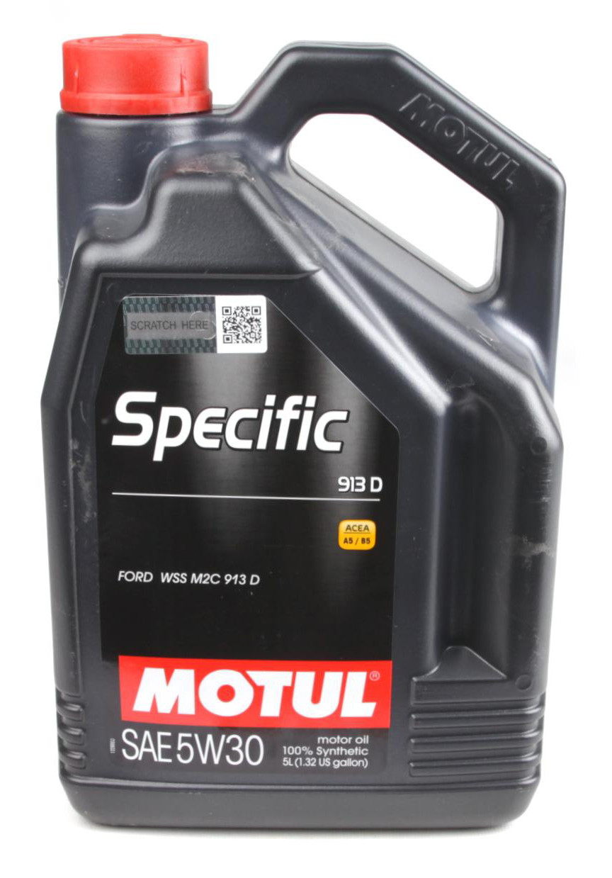 Моторное масло MOTUL SPECIFIC 913D 5W30 (5л) для двигателей FORD. ACEA A5/B5; FORD WSS M2C 913D
Моторное масло MOTUL SPECIFIC 913D 5W30 (5л) для двигателей FORD. ACEA A5/B5; FORD WSS M2C 913D
