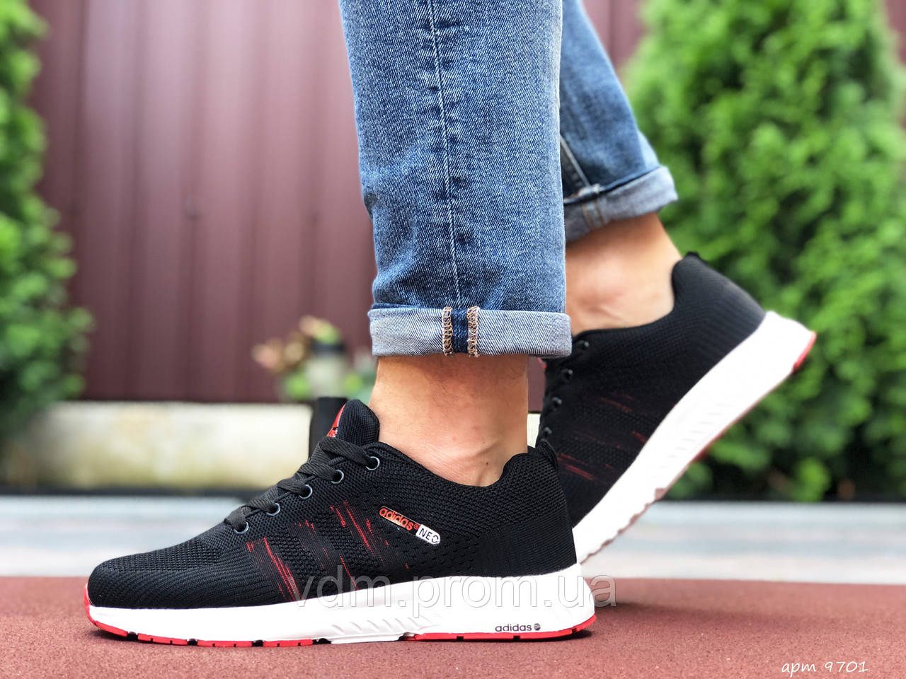 Кроссовки летние мужские Adidas NEO в стиле Адидас Нео, текстиль, код SD-9701. Черные с красным 45, Черный
Кроссовки летние мужские Adidas NEO в стиле Адидас Нео, текстиль, код SD-9701. Черные с красным 45, Черный