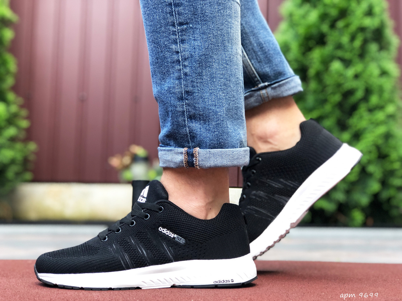 Кроссовки мужские Adidas Neo черные с белым, Адидас, дышащий материал, прошиты. Код SD-9699 да, да, да, 43
Кроссовки мужские Adidas Neo черные с белым, Адидас, дышащий материал, прошиты. Код SD-9699 да, да, да, 43