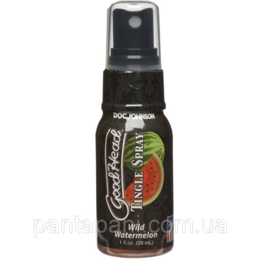 Спрей для мінету Doc Johnson GoodHead Tingle Spray – Watermelon (29 мл) з стимулюючим ефектом
Спрей для мінету Doc Johnson GoodHead Tingle Spray – Watermelon (29 мл) з стимулюючим ефектом