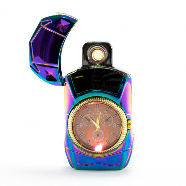 Электрическая спиральная зажигалка с часами USB LIGHTER 813 + clock, аккумуляторная зажигалка
Электрическая спиральная зажигалка с часами USB LIGHTER 813 + clock, аккумуляторная зажигалка