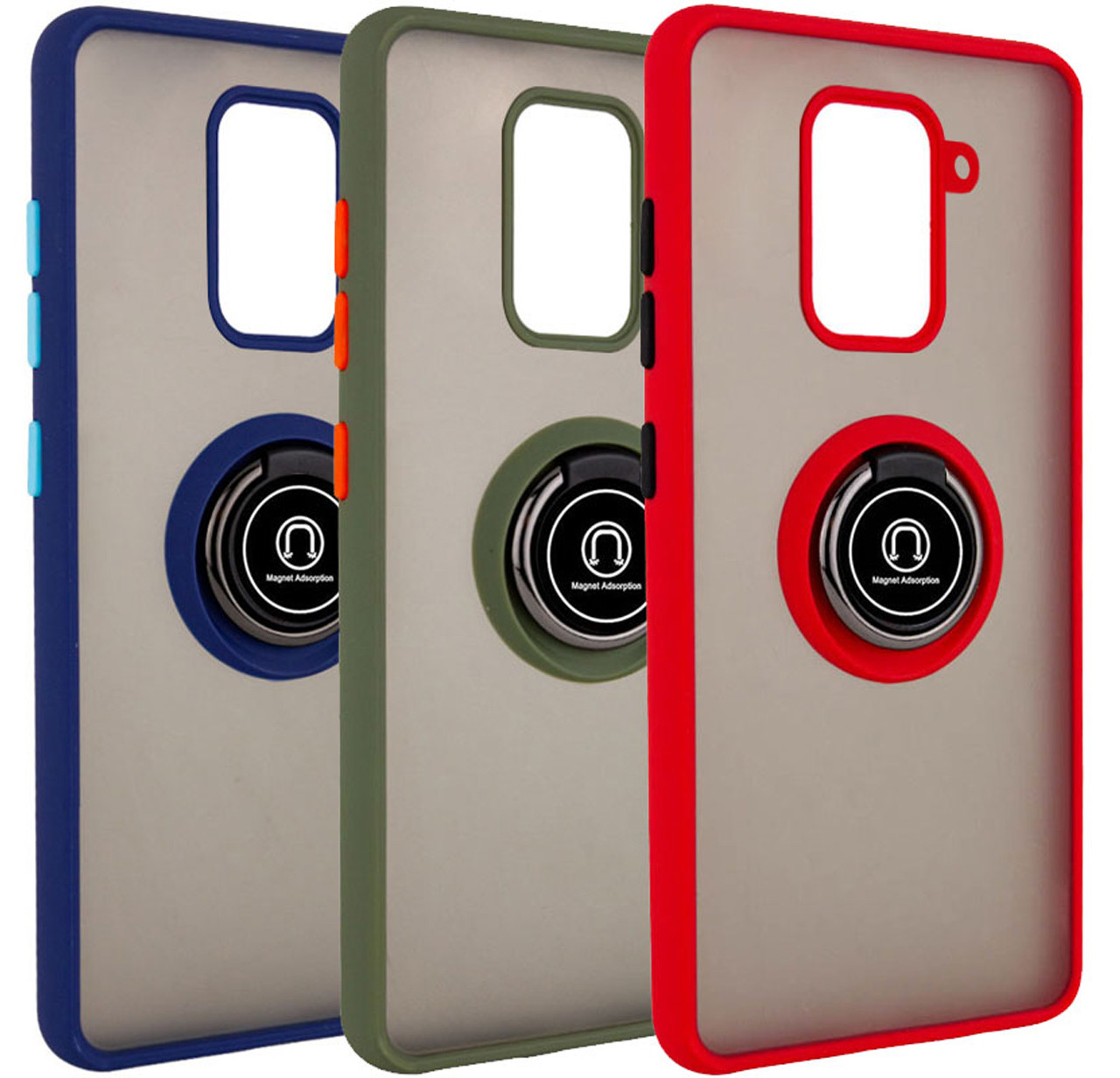 Чехол-накладка TPU+PC Deen Color Edging Ring под магнитный держатель для Xiaomi Redmi Note 9 / Redmi 10X, Разные цвета
Чехол-накладка TPU+PC Deen Color Edging Ring под магнитный держатель для Xiaomi Redmi Note 9 / Redmi 10X, Разные цвета