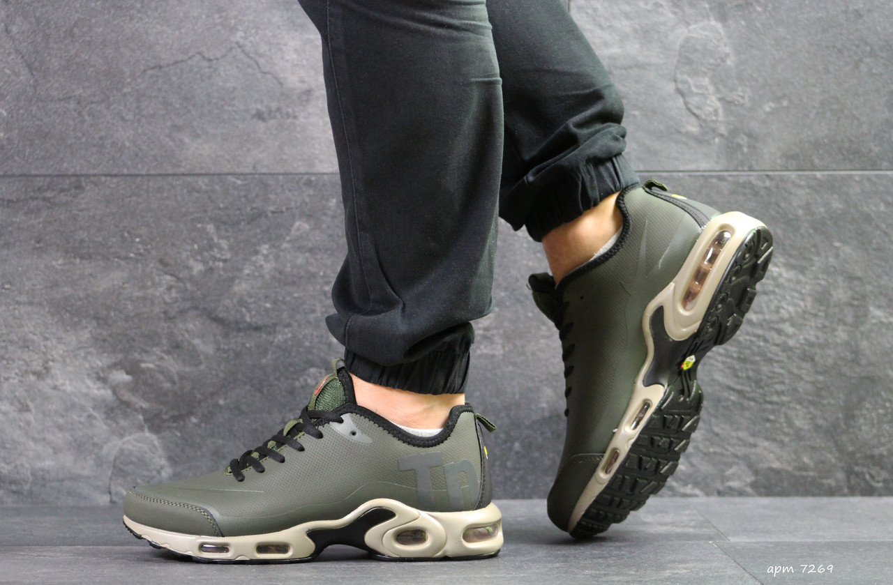 Кроссовки мужские Nike Air Max TN хаки, Найк Аир Макс ТН, натуральная кожа, код SD-7269
Кроссовки мужские Nike Air Max TN хаки, Найк Аир Макс ТН, натуральная кожа, код SD-7269